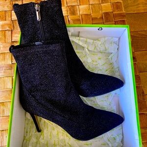 Sam Edelman sparkly stretch booties